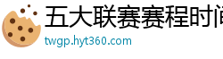 五大联赛赛程时间表2024年